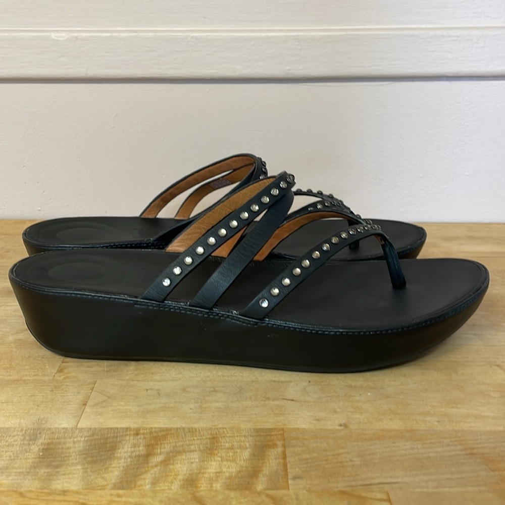 Fitflop Black Studded Sandals